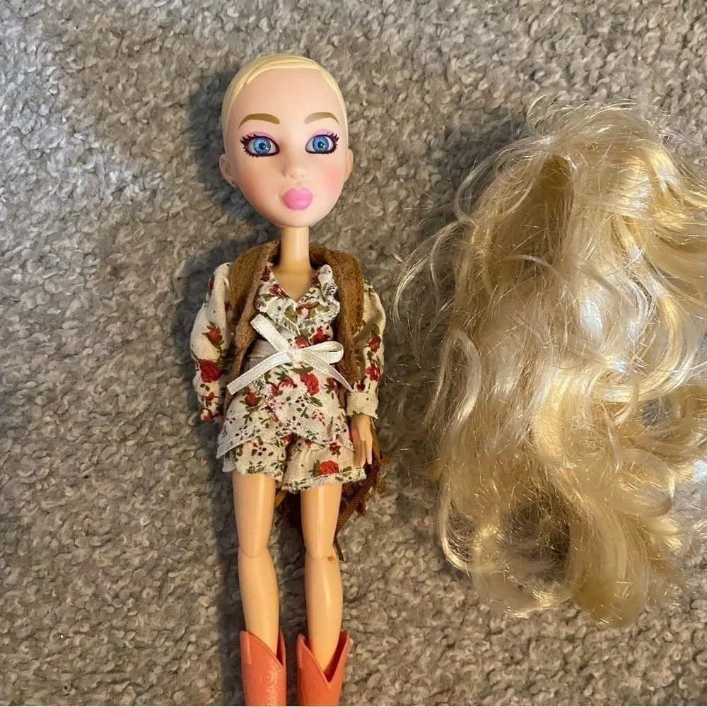 Snapstar Doll Blonde Removable Hair Wig Kids Toy Aspen Fashion Traveler
